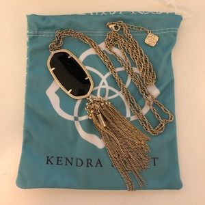 Kendra Scott Black long necklace